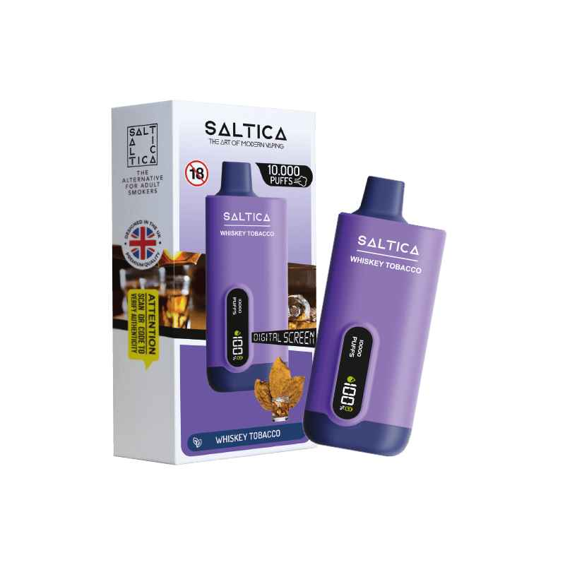 Saltica Dijital 10000 Whiskey Tobacco